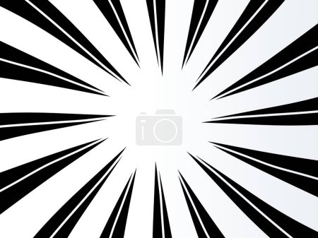 Photo for Black and White Starburst, Sunburst Backdrop - Royalty Free Image