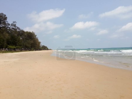 playa de arena en Rayong Tailandia
