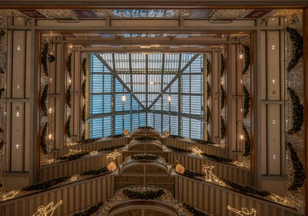 Photo for La Samaritaine department store. Inside view of the building - Royalty Free Image