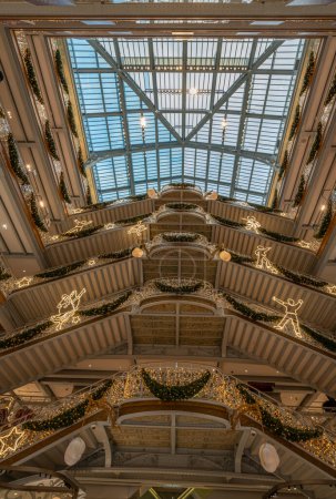 Photo for La Samaritaine department store. Inside view of the building - Royalty Free Image