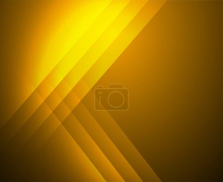 Photo for Gradient Yellow Background Design Abstract Vector Illustration - Royalty Free Image