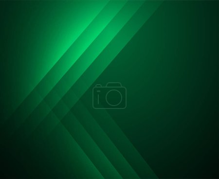 Photo for Gradient Green Background Design Abstract Vector Illustration - Royalty Free Image