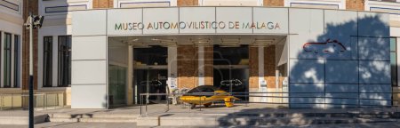 Téléchargez les photos : Vue panoramique du Musée de l'Automobile et de la Mode, Malaga Espagne. - en image libre de droit