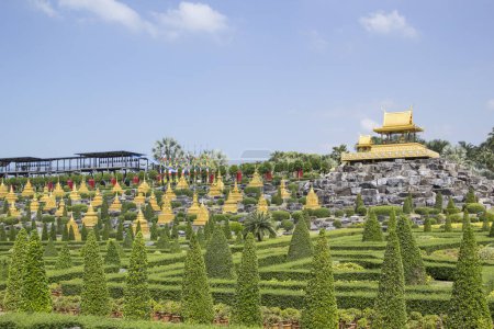 Foto de Hermosa vista del Parque Tropical Nong Nooch, en Pattaya, Tailandia - Imagen libre de derechos