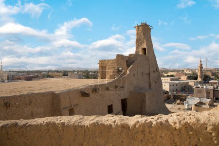 Foto de Hermosa vista del casco antiguo de Siwa Oasis en Siwa, Egipto - Imagen libre de derechos