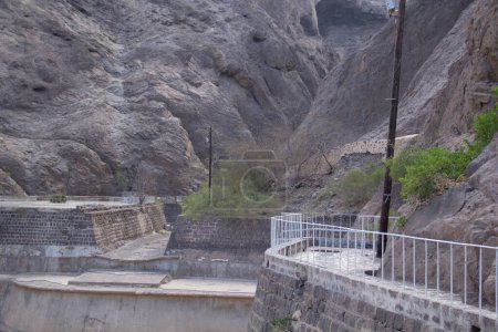 Photo for Tawila cisterns in the Shamsana Mountains in Aden, Yemen - Royalty Free Image