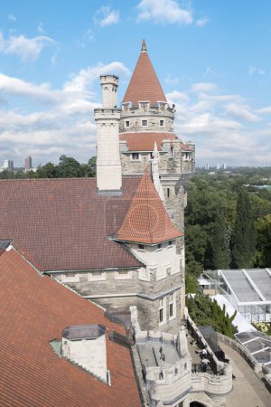 Photo for Beautiful view of Downtown and CN Tower from Casa Loma in Toronto, Canada - Royalty Free Image