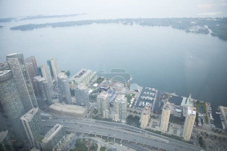 Photo for Beautiful view of Downtown from CN Tower in Toronto, Canada - Royalty Free Image