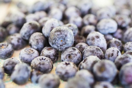 Photo for Close up of fresh sweet blueberries - Royalty Free Image