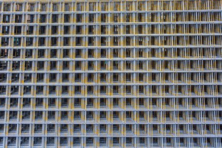 Photo for Metal rusty steel bars for building armature - Royalty Free Image
