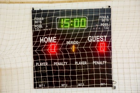 Photo for Home and Guest Scoreboard - Royalty Free Image