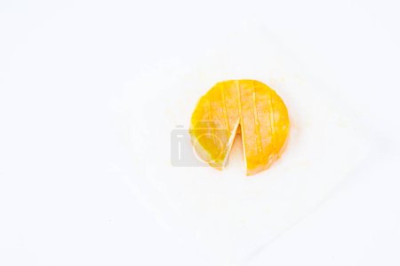 Photo for Soft yellow cheese with mold - Royalty Free Image