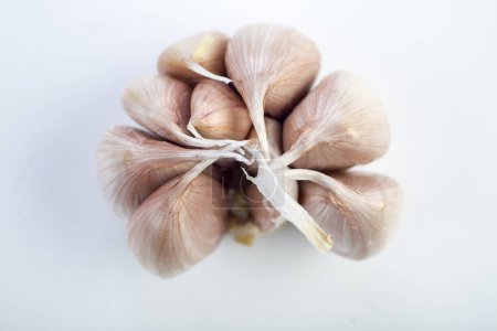 Photo for Garlic isolated on white background - Royalty Free Image