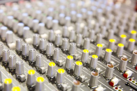 Photo for Professional studio equipment for sound mixing - Royalty Free Image