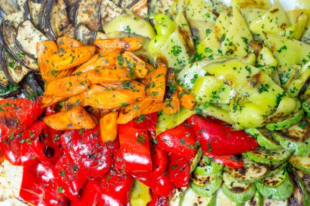 Photo for Close up of tasty grilled vegetables - Royalty Free Image
