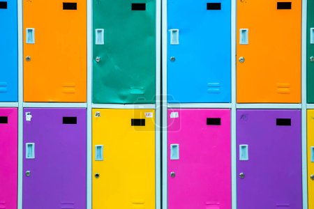 Photo for Close Up Of Student Lockers In High School - Royalty Free Image