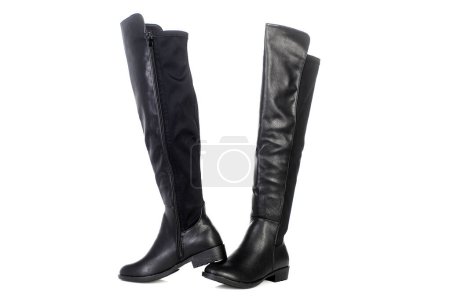 Photo for Women's boots on a white background - Royalty Free Image