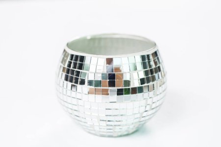 Foto de Bola disco bowl en blanco - Imagen libre de derechos