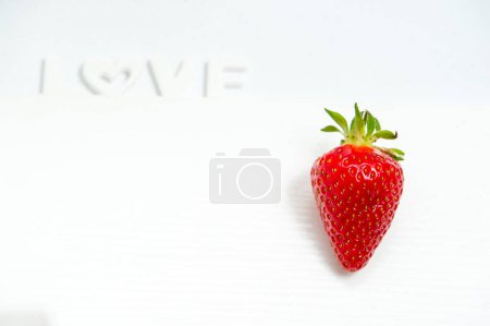 Photo for Strawberry isolated on white background - Royalty Free Image