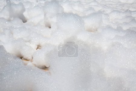 Téléchargez les photos : Fond de neige blanche en hiver - en image libre de droit