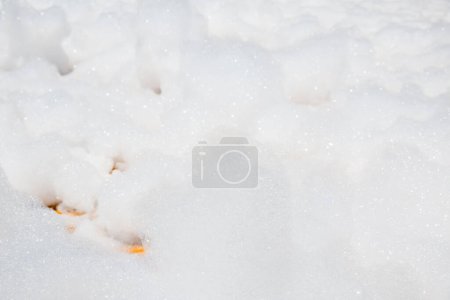 Foto de Fondo de nieve blanca en invierno - Imagen libre de derechos