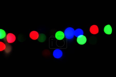 Téléchargez les photos : Fond coloré de lumières de Noël - en image libre de droit