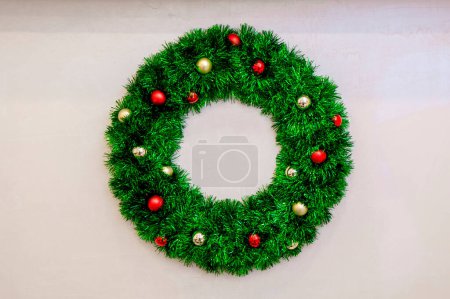 Photo for Traditional green christmas decoration - Royalty Free Image