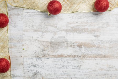Photo for New Year's decoration on a wooden background - Royalty Free Image