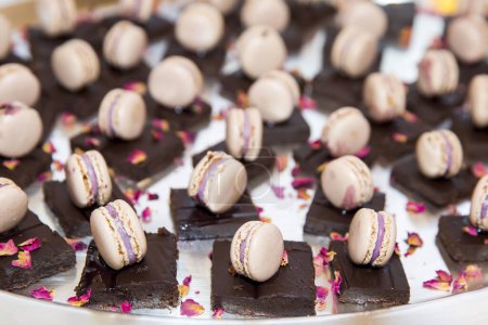 Téléchargez les photos : Gâteaux au chocolat sucrés et savoureux - en image libre de droit