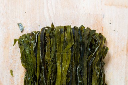 Photo for Green healthy dried seaweed - Royalty Free Image
