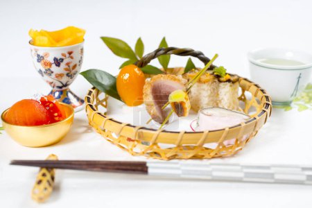 Photo for Japanese cuisine - appetizer on plate - Royalty Free Image