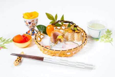 Photo for Japanese cuisine - appetizer on plate - Royalty Free Image