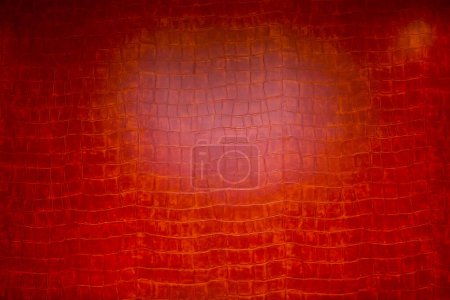 Photo for Red leather surface texture background - Royalty Free Image