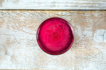 Photo for Fresh beet juice in a glass - Royalty Free Image