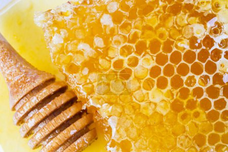 pollen de fleurs et miel doux