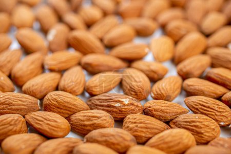 Bunch of unroasted Almond nuts