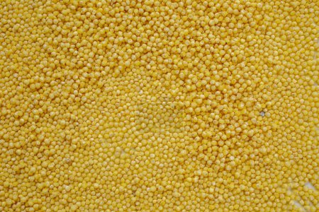 Photo for Whole Millet Pearl Grains Background - Royalty Free Image