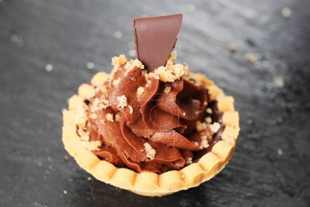 Foto de Mini Tarta de Chocolate de cerca - Imagen libre de derechos
