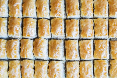 Téléchargez les photos : Dessert Ramadan turc Baklava avec contexte conceptuel - en image libre de droit