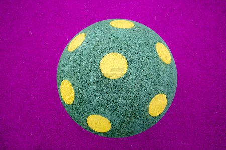 Photo for A children's playground. Playground equipment supplies / Safety rubber floor mats / Children playgrounds and outdoor recreations - Royalty Free Image