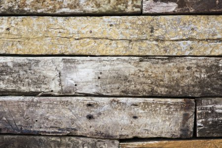 Photo for Textured wooden planks background - Royalty Free Image