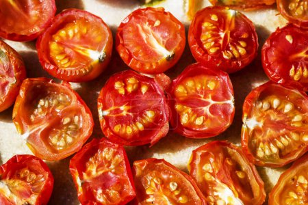 Foto de Tomates secados al sol, vista superior - Imagen libre de derechos