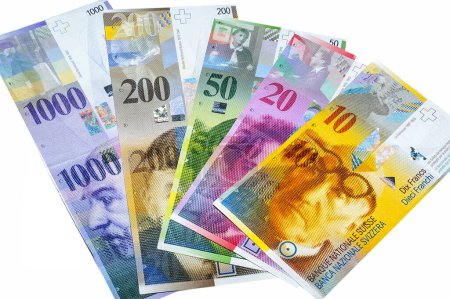 Téléchargez les photos : Franc suisse, monnaie et monnaie de la Suisse - en image libre de droit