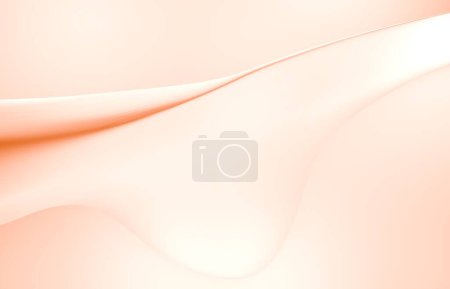 3d rendering of abstract modern geometric peach fuzz background. Minimal concept. Advertising design, cosmetic, fashion, technology, show, banner, business, skincare. Illustration. Product display