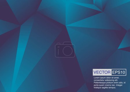 Ilustración de Fondo abstracto faceta. Vector de baja polivinílico EPS10. - Imagen libre de derechos