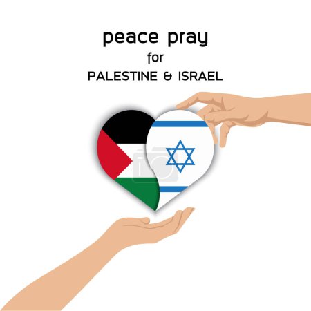 Ilustración de Paz Oren por Palestina e Israel - Imagen libre de derechos