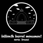 Circle icon line Billionth Barrel Monument. vector illustration