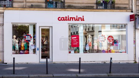 Photo for Paris, France - July 6, 2023: Exterior view of a Catimini store, French brand of high-end children's ready-to-wear clothing - Royalty Free Image