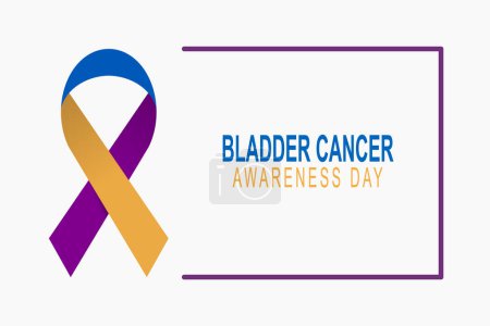 Bladder Cancer Awareness Day background. Health, Awareness, Diseases. Vector illustration.