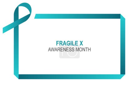 Fragile X Awareness Month background. Vector illustration.